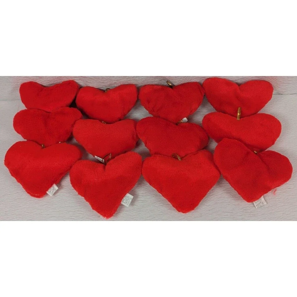 Valentine Day - Heart Plush For Someone Special - 5 x 4 inch - 12 Pack